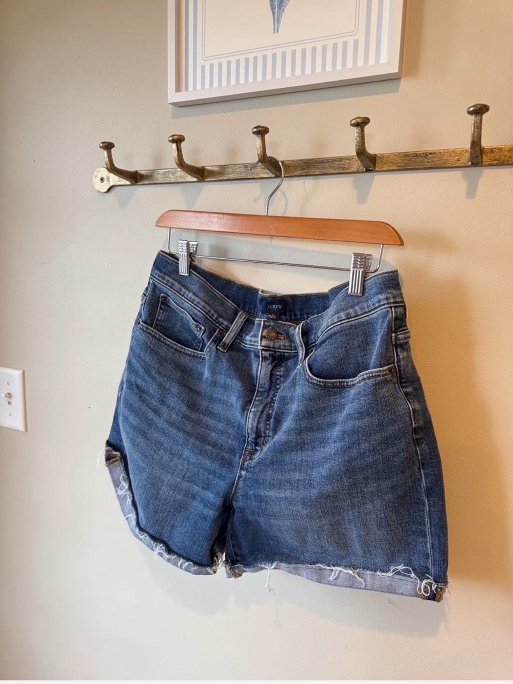 J.Crew medium wash denim shorts | Size 30